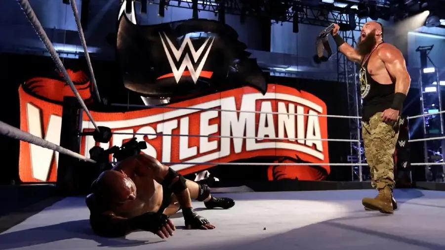 Strowman goldberg wrestlemania 36