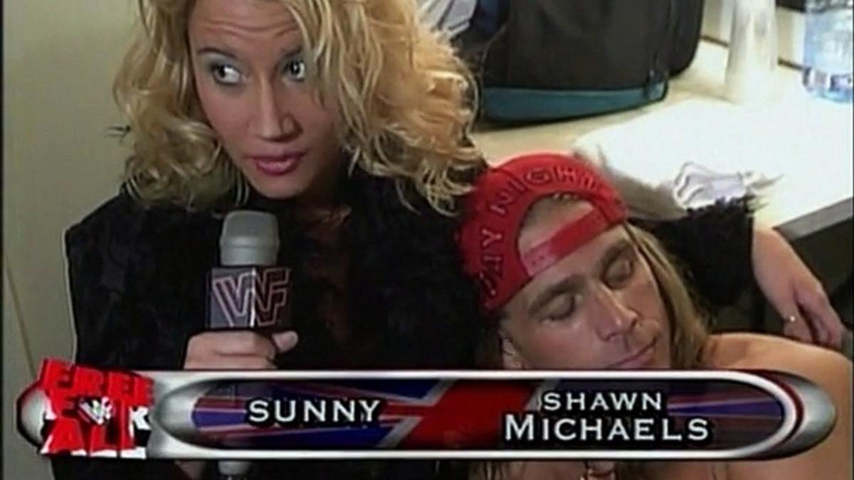 Sunny and Shawn Michaels