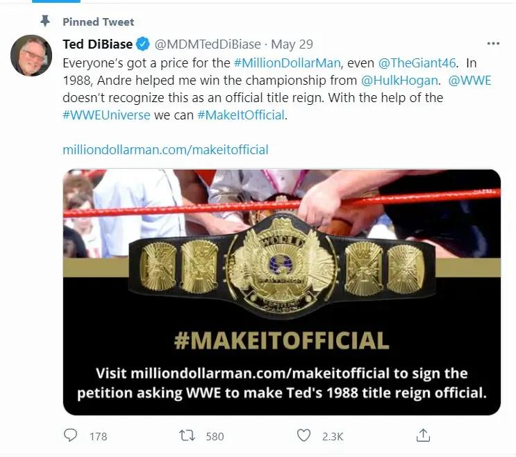 Ted dibiase twitter