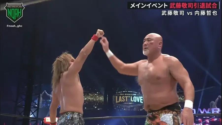 Tetsuya Naito Keiji Muto retirement 2023.jpg