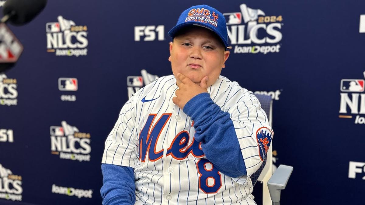 The Rizzler in a New York Mets uniform