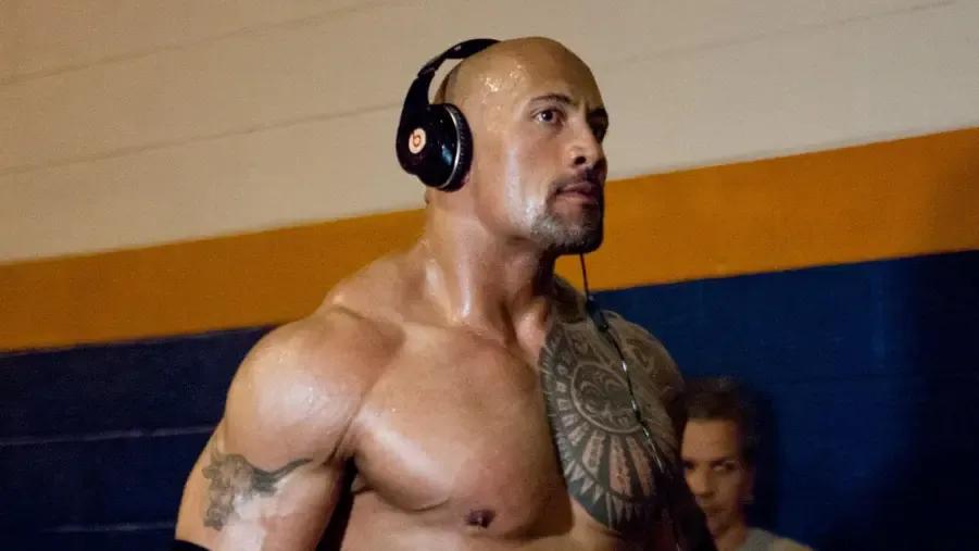 The Rock Backstage WrestleMania 28.jpg