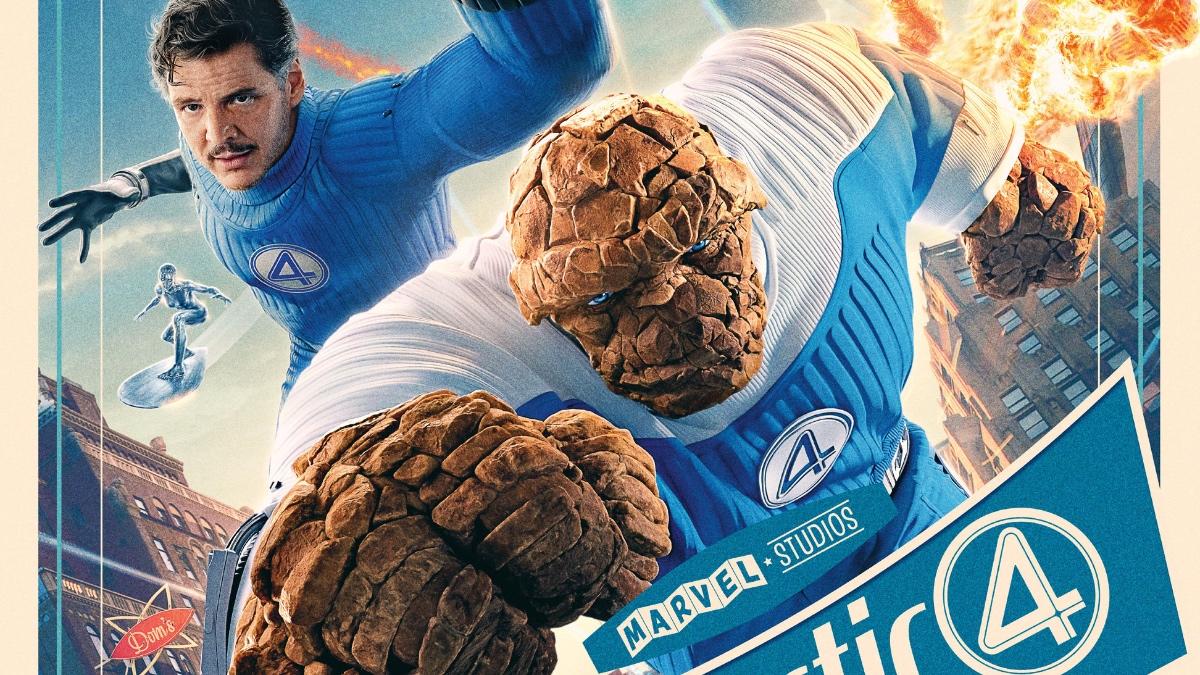 The Thing flying on Fantastic Four: The First Steps
