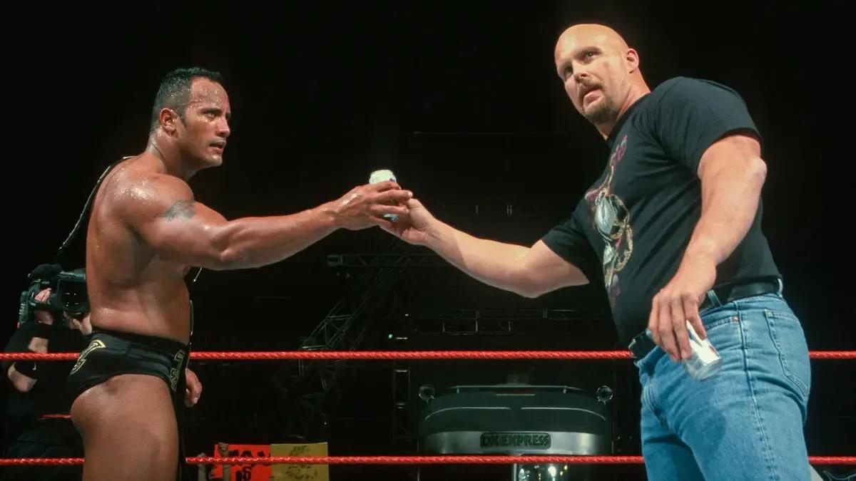 The rock steve austin backlash 2000 beer