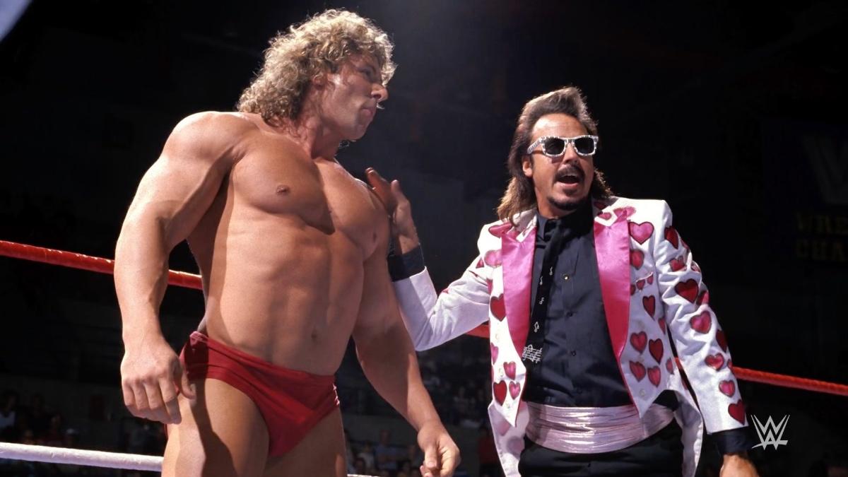 Tom Magee with Jimmy Hart