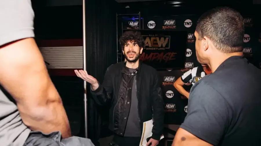 Tony Khan backstage AEW Rampage.png