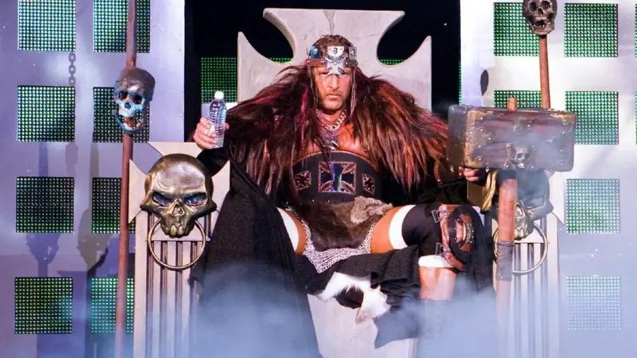 Triple H Throne Entrance WrestleMania 22.jpg