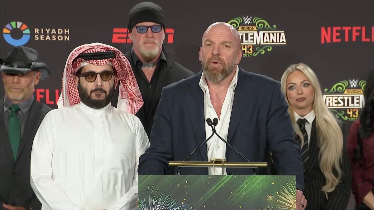 Triple H with Turki Alalshikh