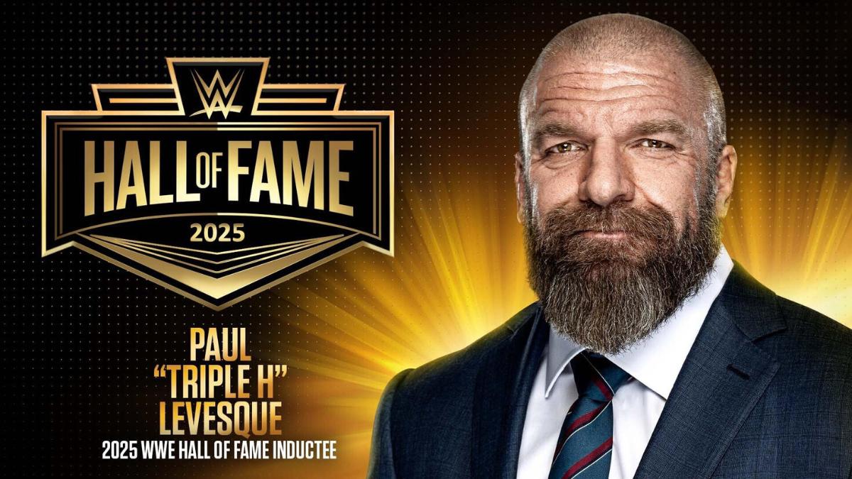 Triple H WWE Hall of Fame 2025 graphic