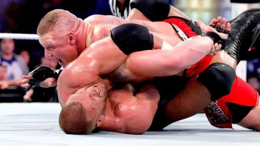 Triple h brock lesnar wrestlemania 29 kimura