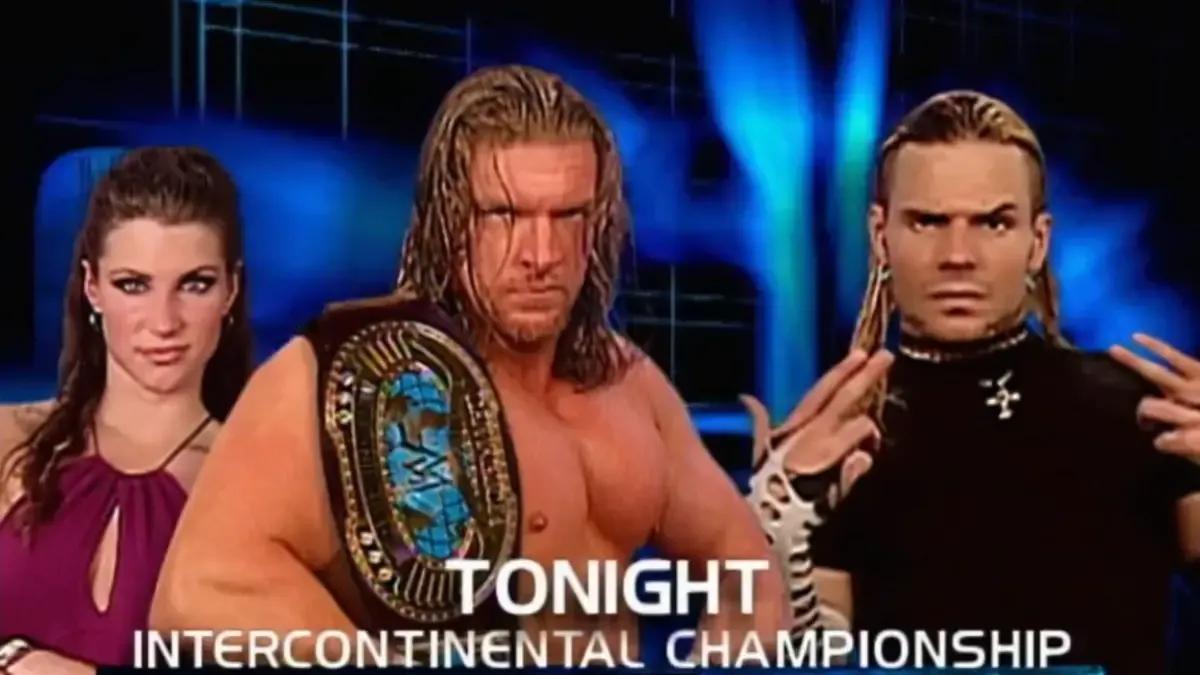 Triple h jeff hardy 2001 smackdown graphiuc