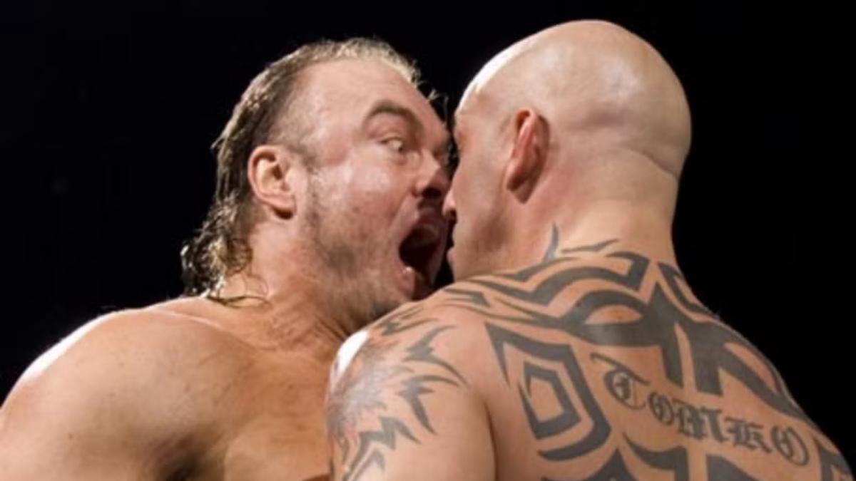 Tyson Tomko being screamed at by Snitsky 