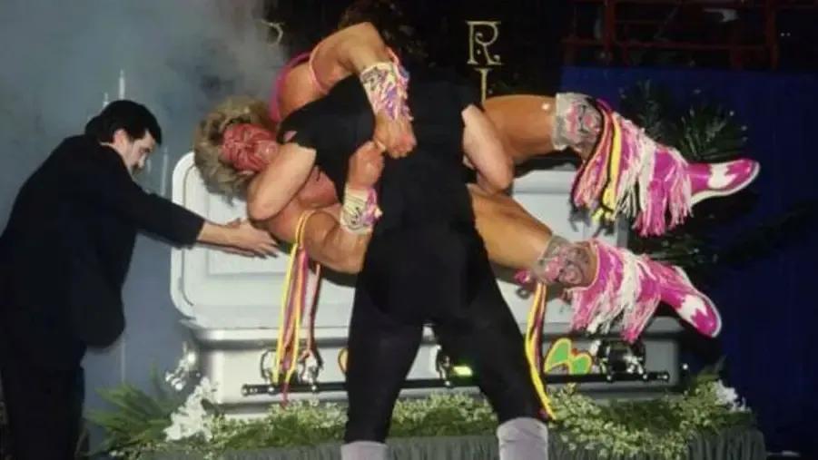 Ultimate warrior undertaker casket funeral parlor