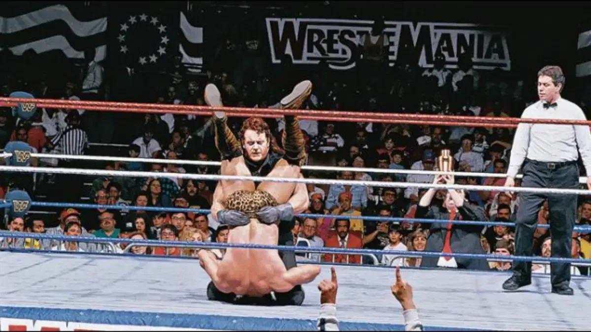 Undertaker jimmy snuka wrestlemania 7