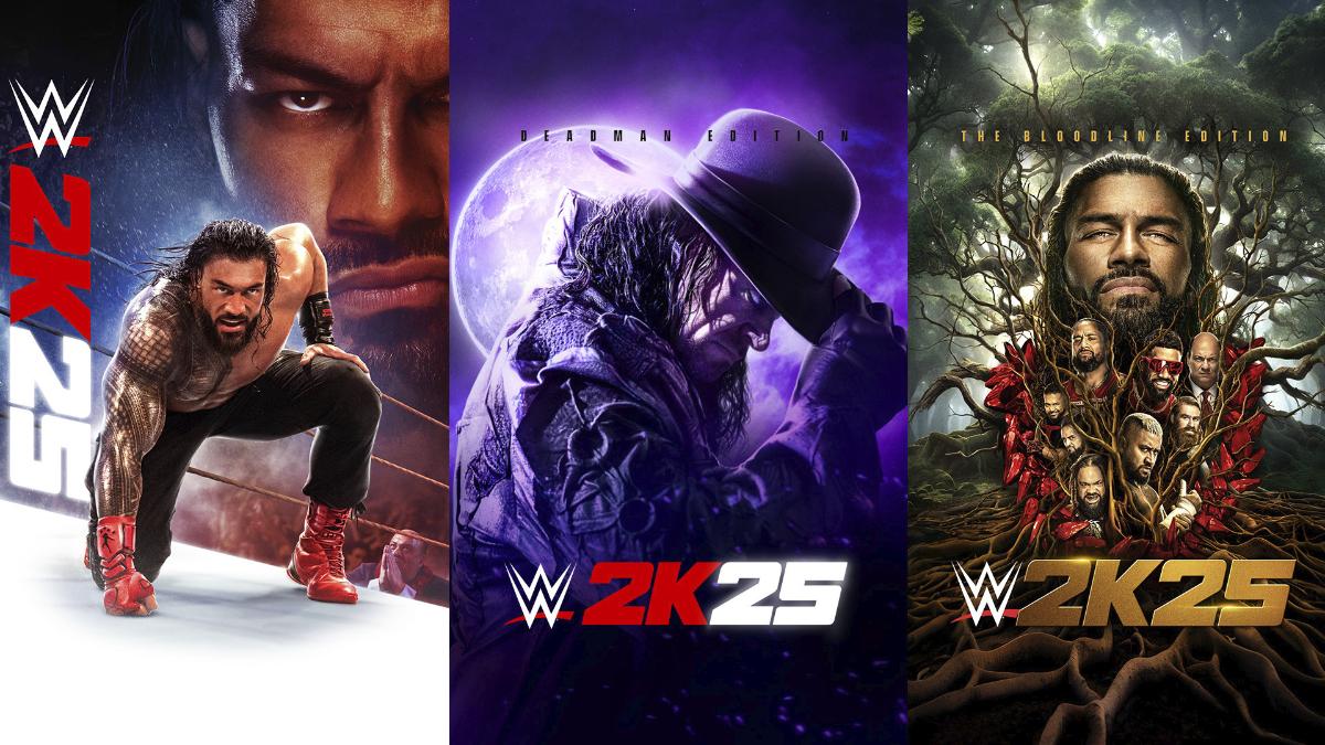 Covers for WWE 2K25