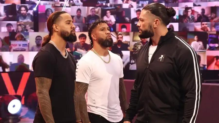 WWE Roman Reigns- The Usos- June 2021.jpg