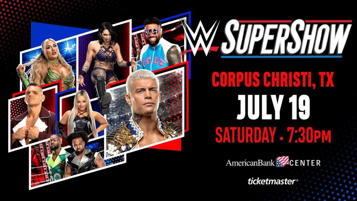 Poster for WWE Supershow on July 19