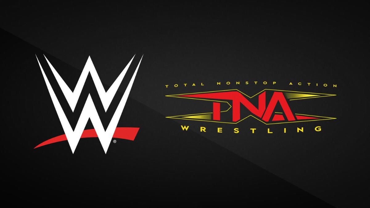 Logos for WWE and TNA Wrestling