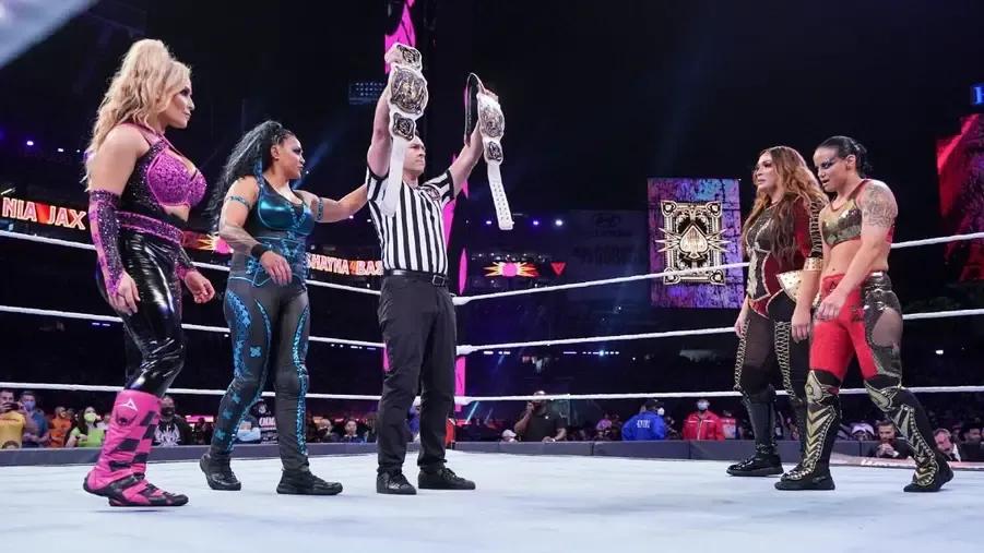 WWE Women-s Tag Team Championship match - WrestleMania 37.jpg