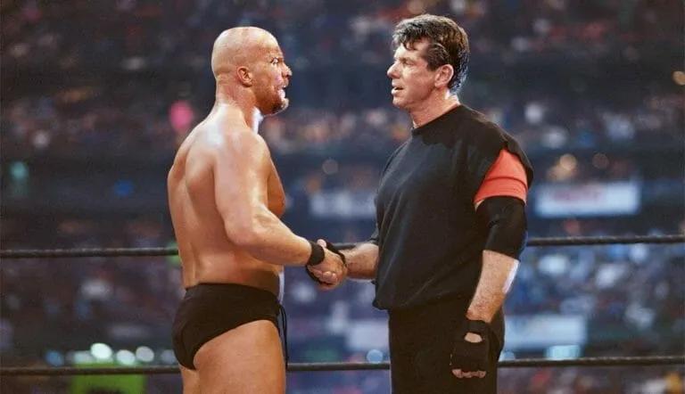 WWE WrestleMania 17 - Steve Austin and Vince McMahon.jpg