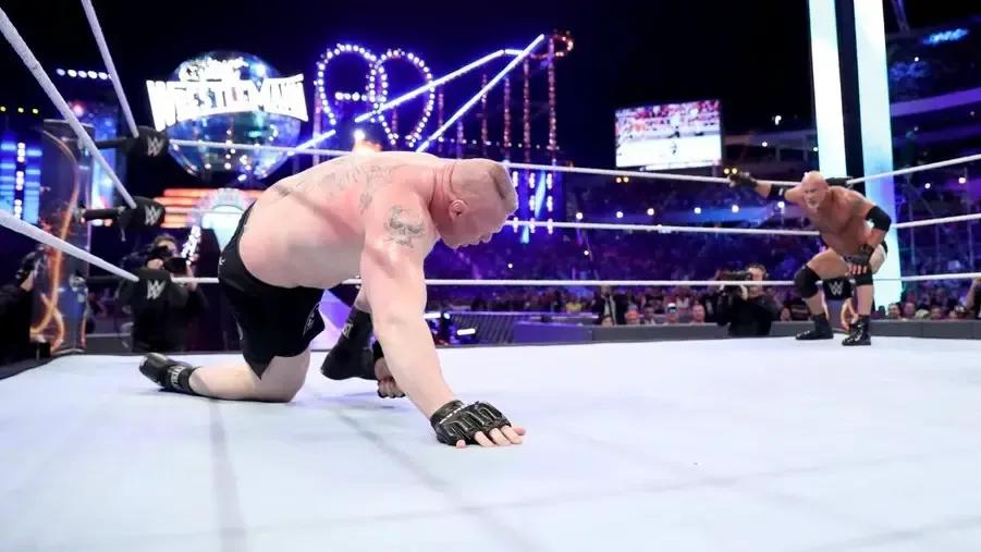 Wwe goldberg brock lesnar wrestlemania 33 2017