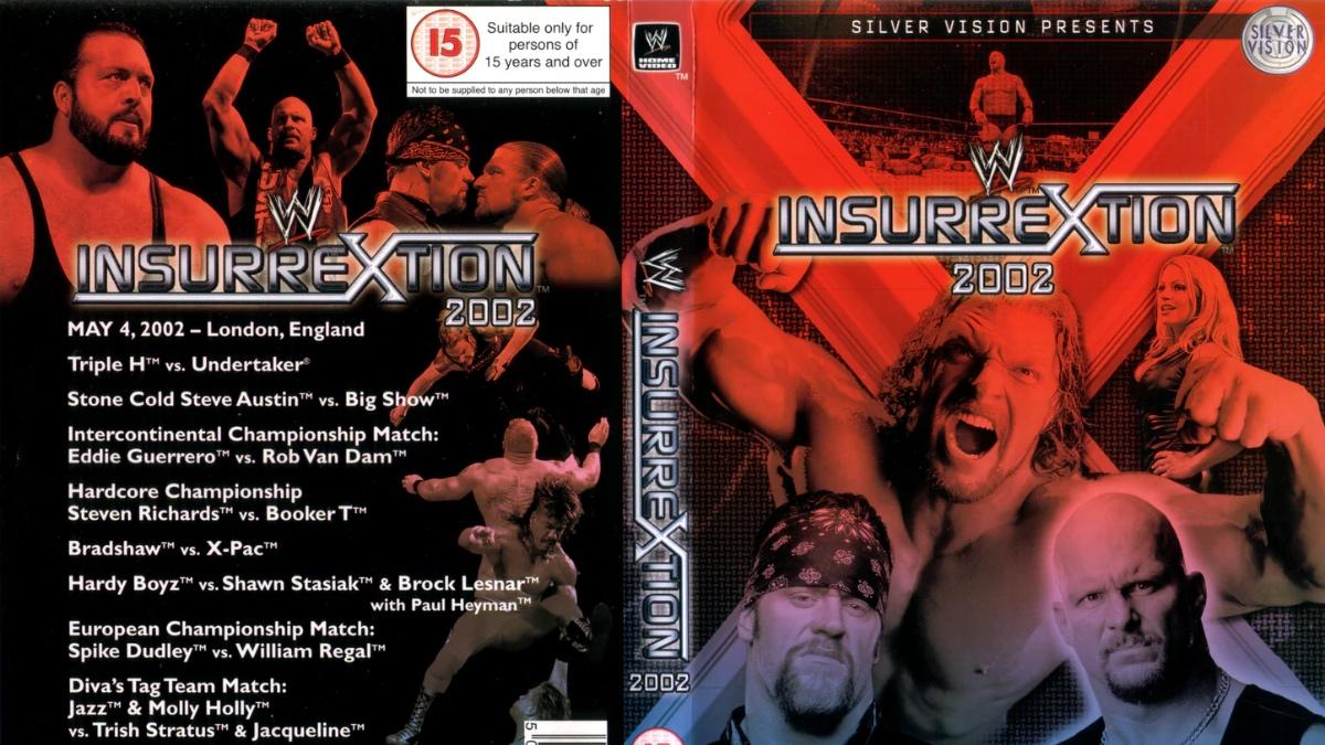 DVD cover for WWE Insurrextion 2002