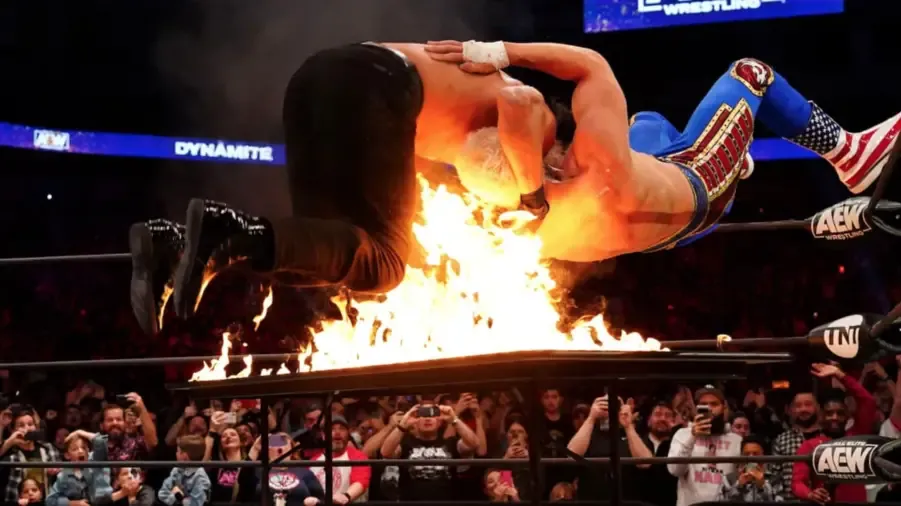 Cody Rhodes Calls AEW Flaming Table Spot 