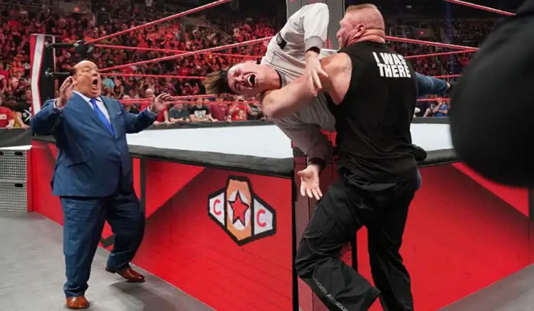 Report Reason Brock Lesnar Attacked Rey Mysterio Dominick On Wwe Raw Season Premiere Revealed Cultaholic