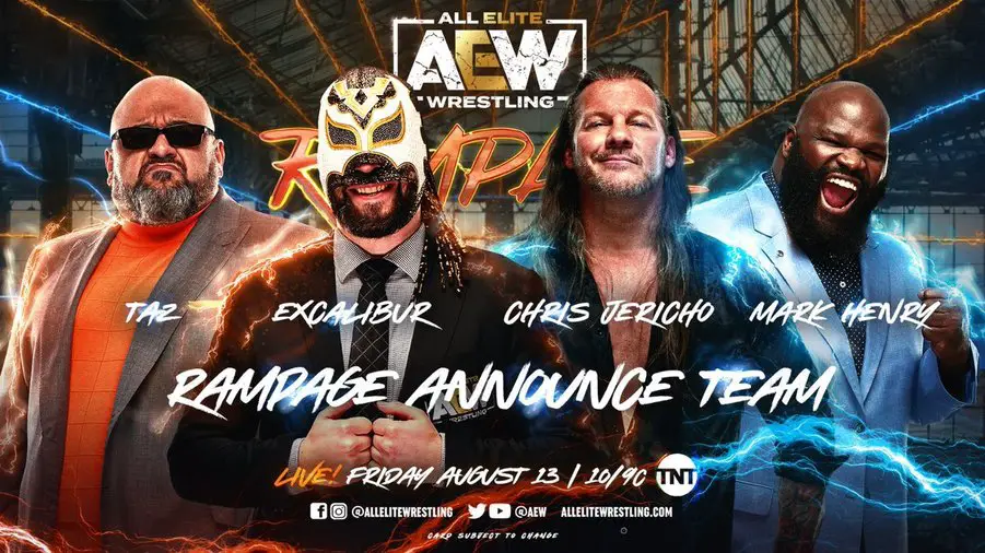 Aew Reveals Rampage Announce Team Cultaholic Wrestling