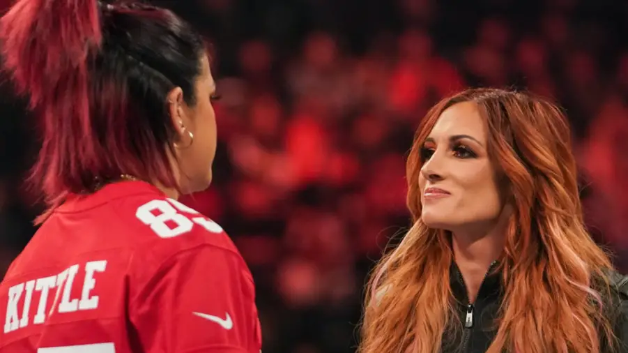 WrestlingWorldCC on X: Becky Lynch and Bayley's cage match was reportedly  cut for time.  / X