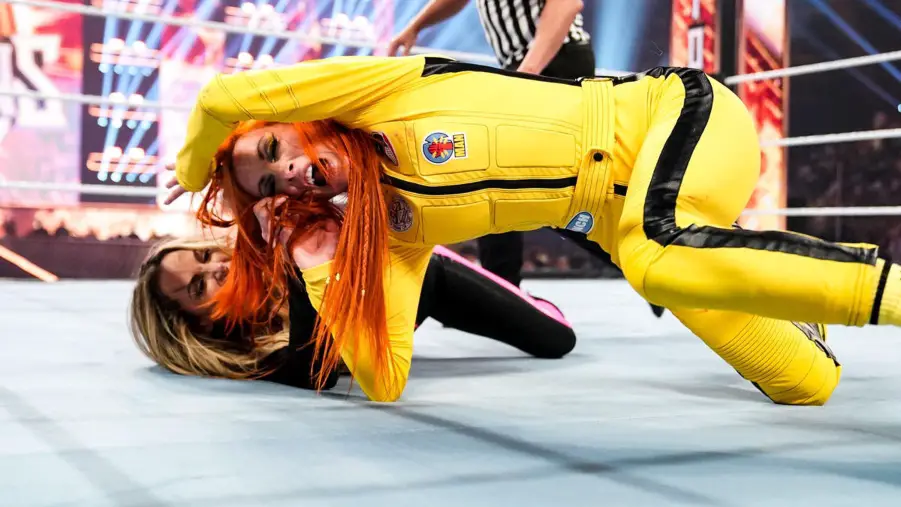 Who broke Becky Lynch's face as referenced by 29-year-old on RAW