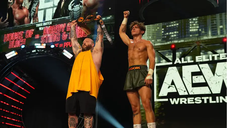 Action Bronson gets physical at AEW All Out, saves HOOK from Matt Menard &  Angelo Parker