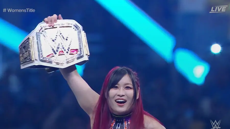 IYO SKY Cashes In, Wins WWE Women's Title At SummerSlam
