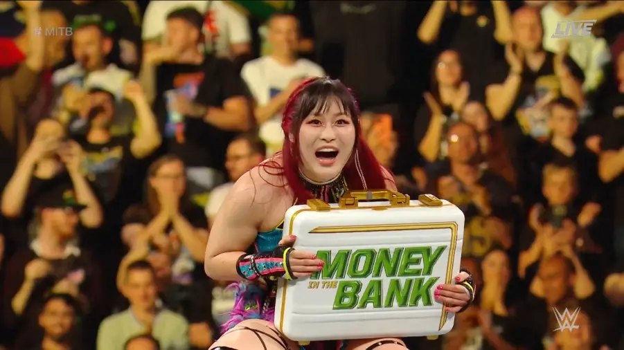 IYO SKY Wins Women's Money In The Bank Ladder Match