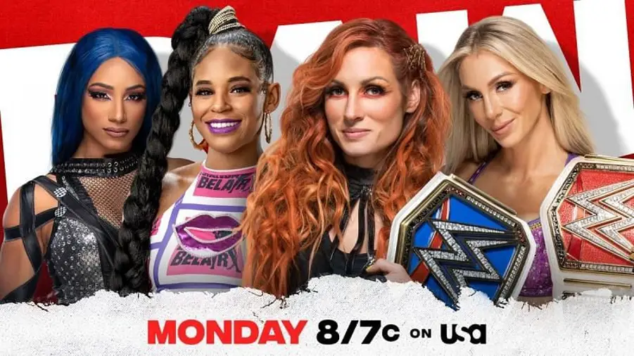 Becky Lynch And Charlotte Flair Vs. Sasha Banks And Bianca Belair Announced For WWE Raw - Cultaholic