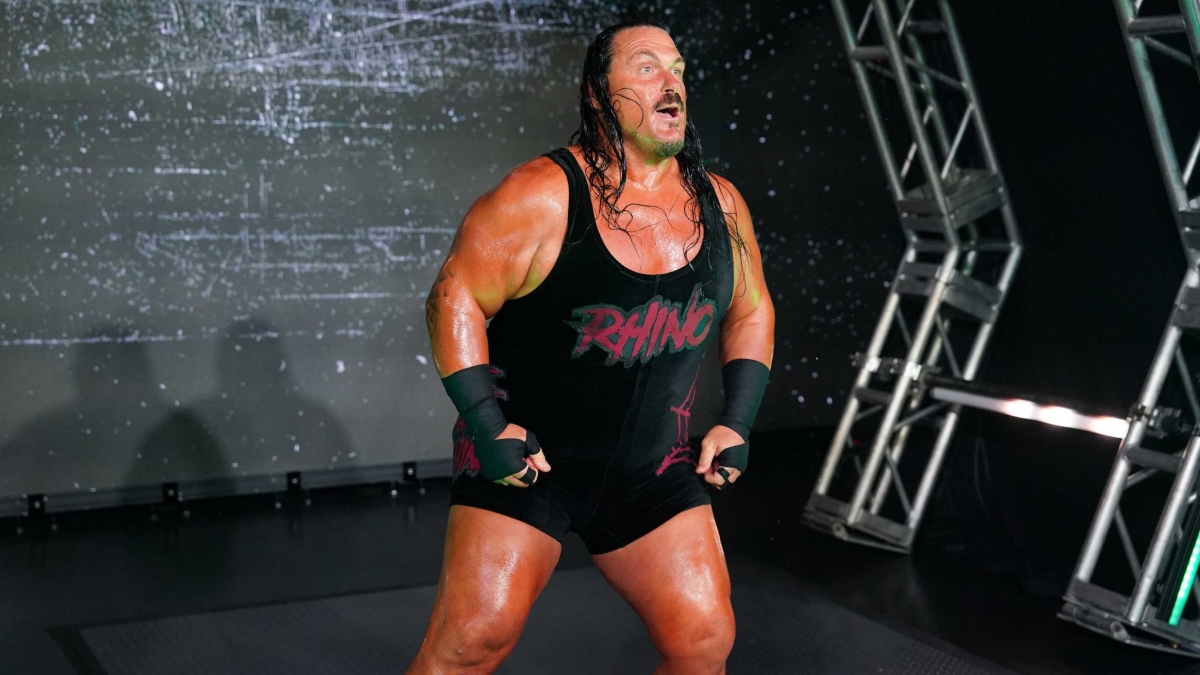 Rhino Debuts on AEW Dynamite Rhino Debuts on AEW Dynamite